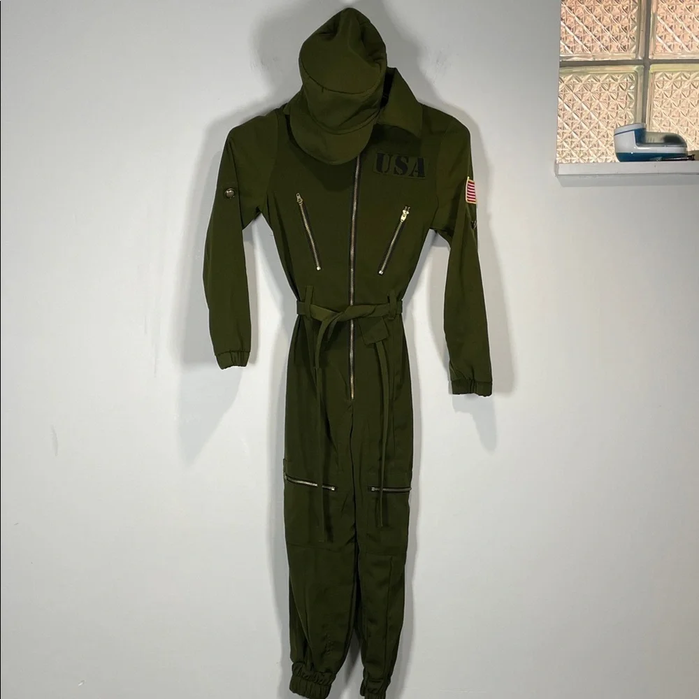 Kids Halloween Military Costume with Hat included